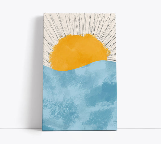 Sunrise Modern Art Print - Artrise