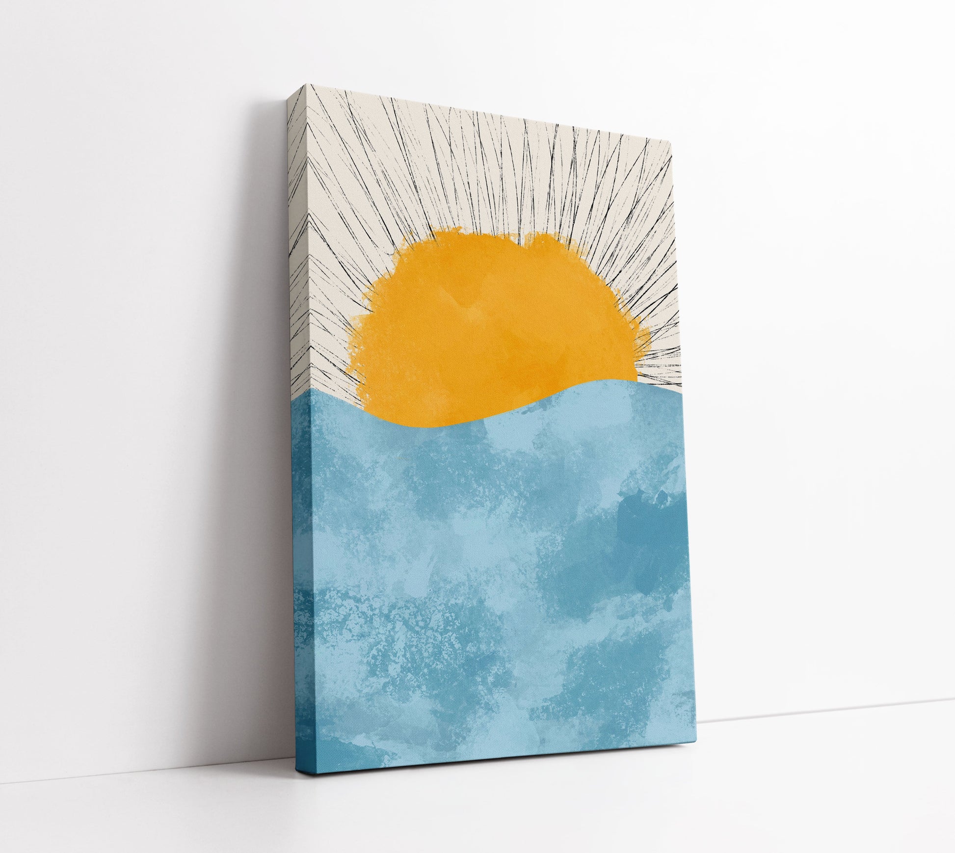 Sunrise Modern Art Print - Artrise