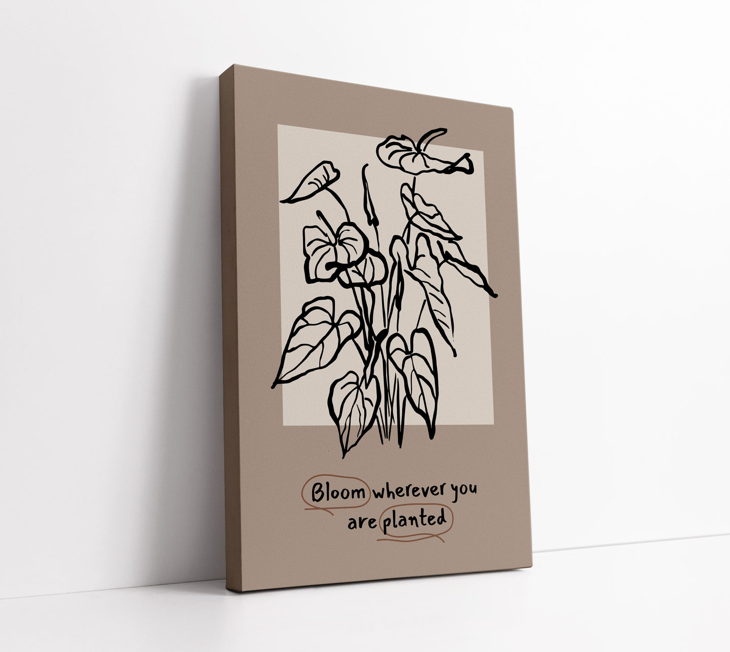 Bloom Wherever You Are Planted // Wall Art Print - Artrise