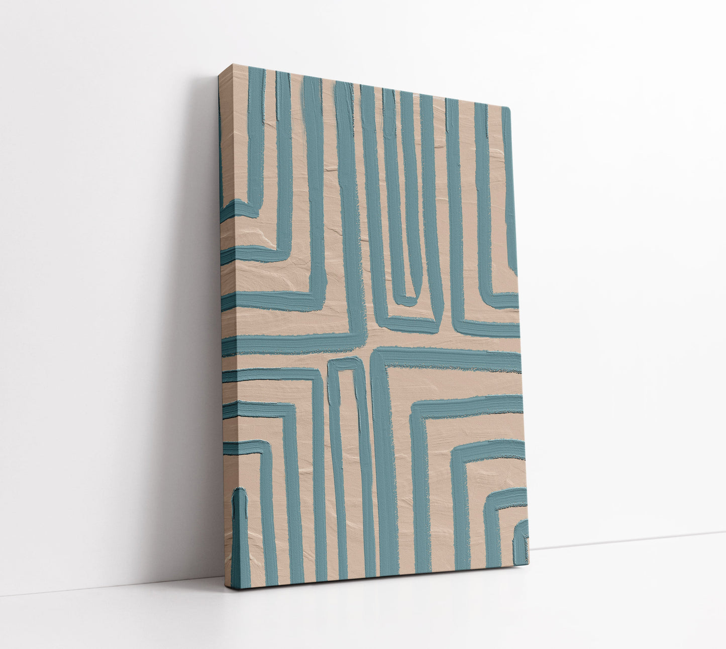 Pastel Abstract Forms Art Print - Artrise