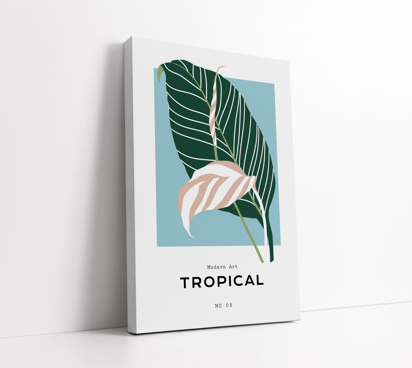 Blue Tropical Wall Art Print - Artrise