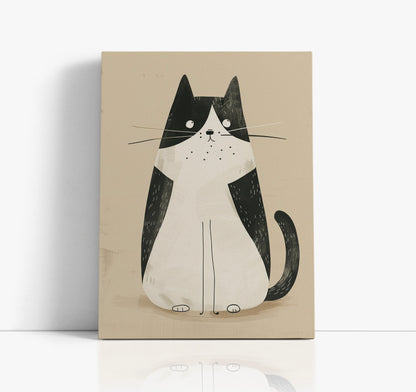 Kitty Cat Kids Wall Art Print - Artrise