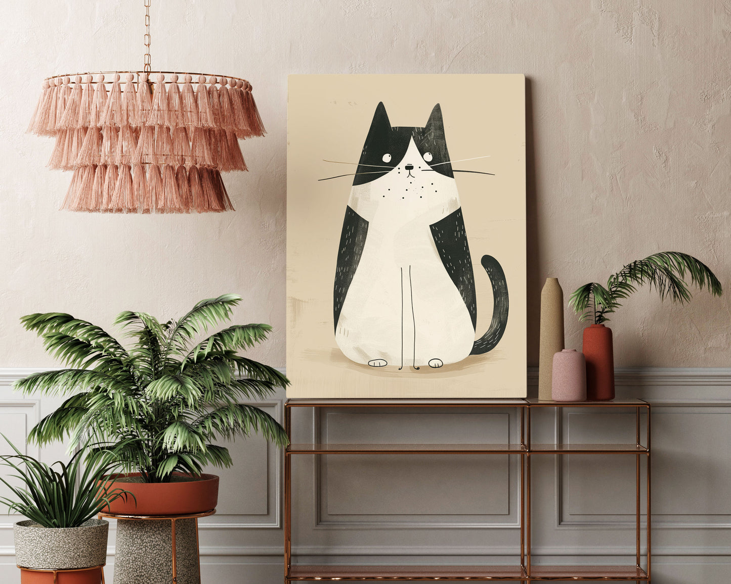 Kitty Cat Kids Wall Art Print - Artrise