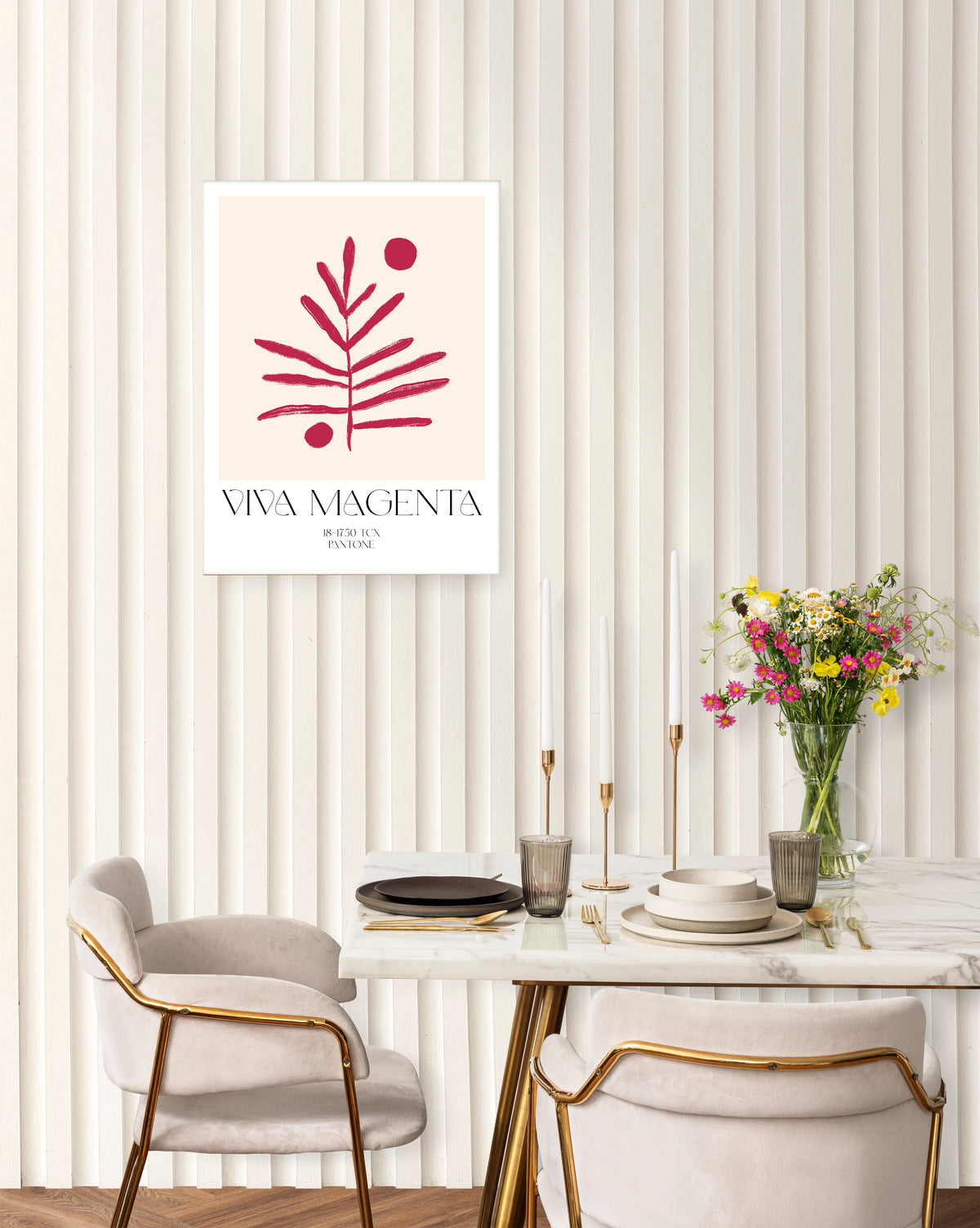 Viva Magenta Art Print - Artrise