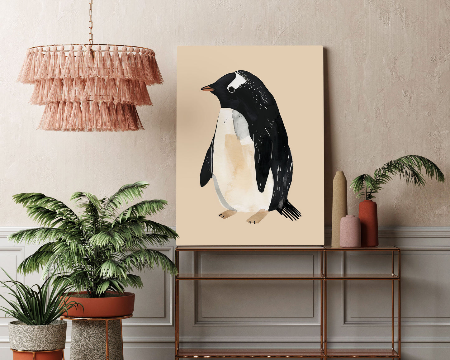 Penguin Playtime Kids Wall Art Print - Artrise