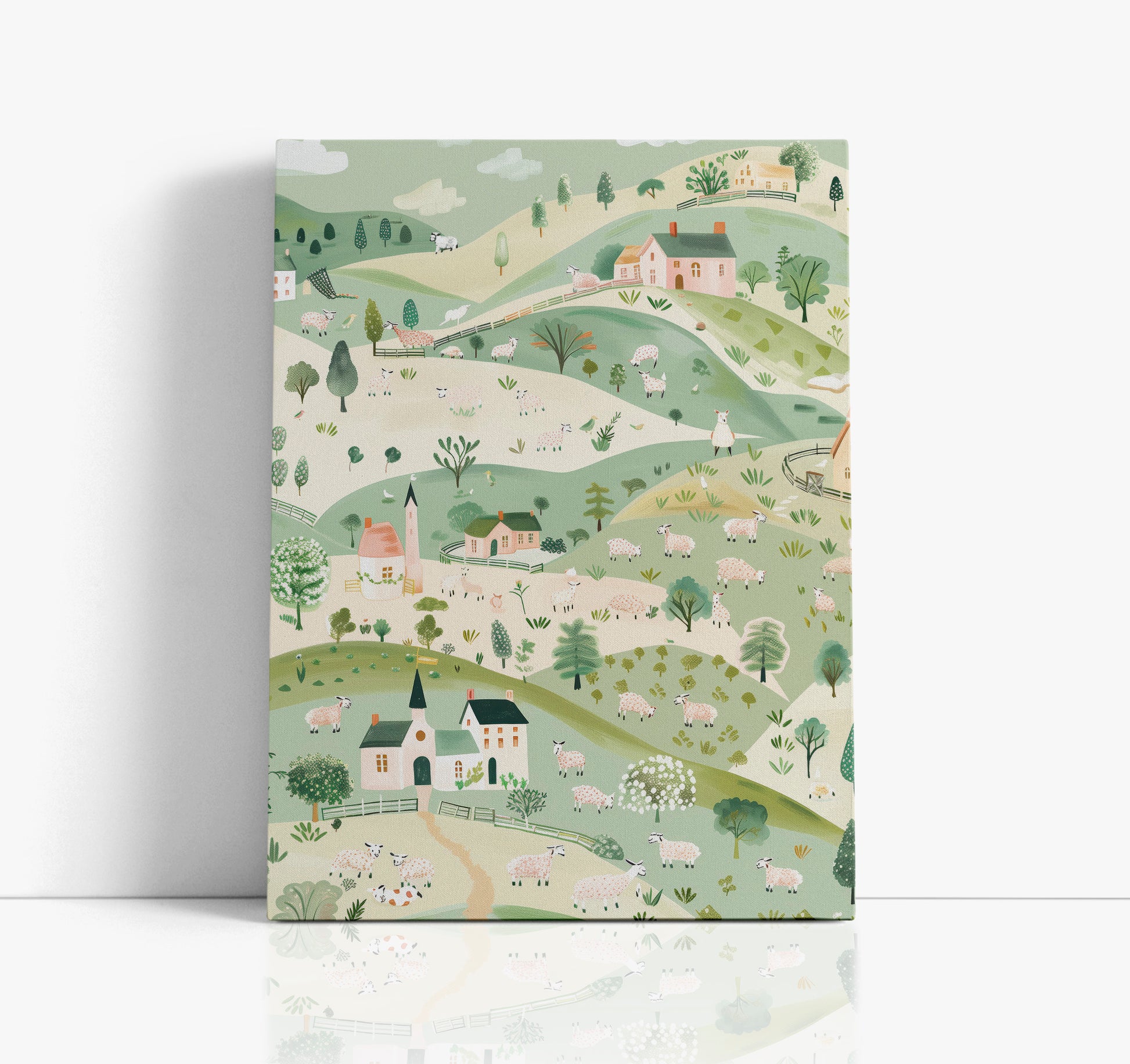 Mystical Meadow Kids Wall Art Print - Artrise