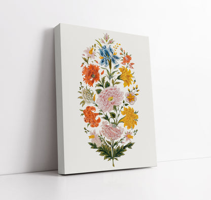 Floral Motif Wall Art Print - Artrise