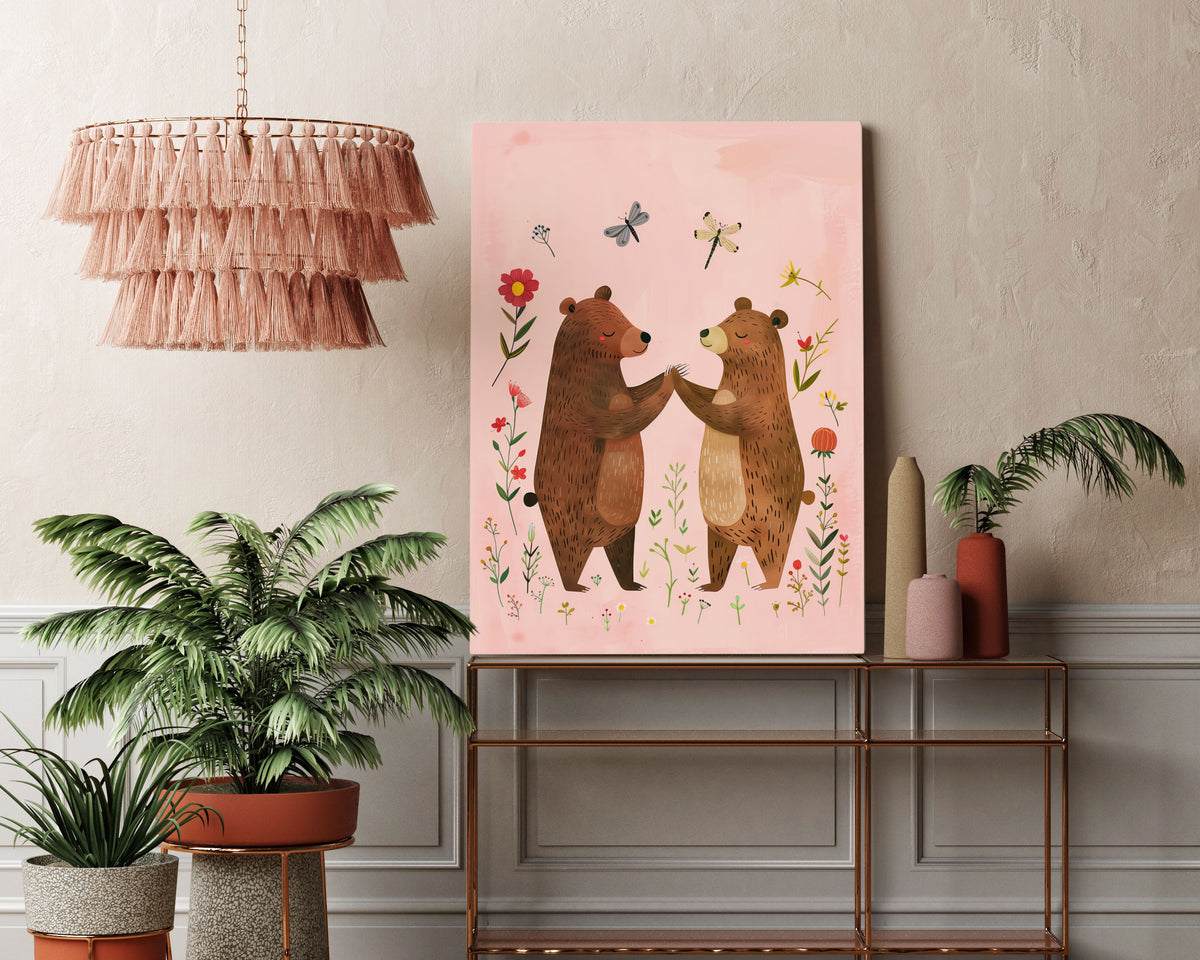 Bear Love Kids Wall Art Print - Artrise