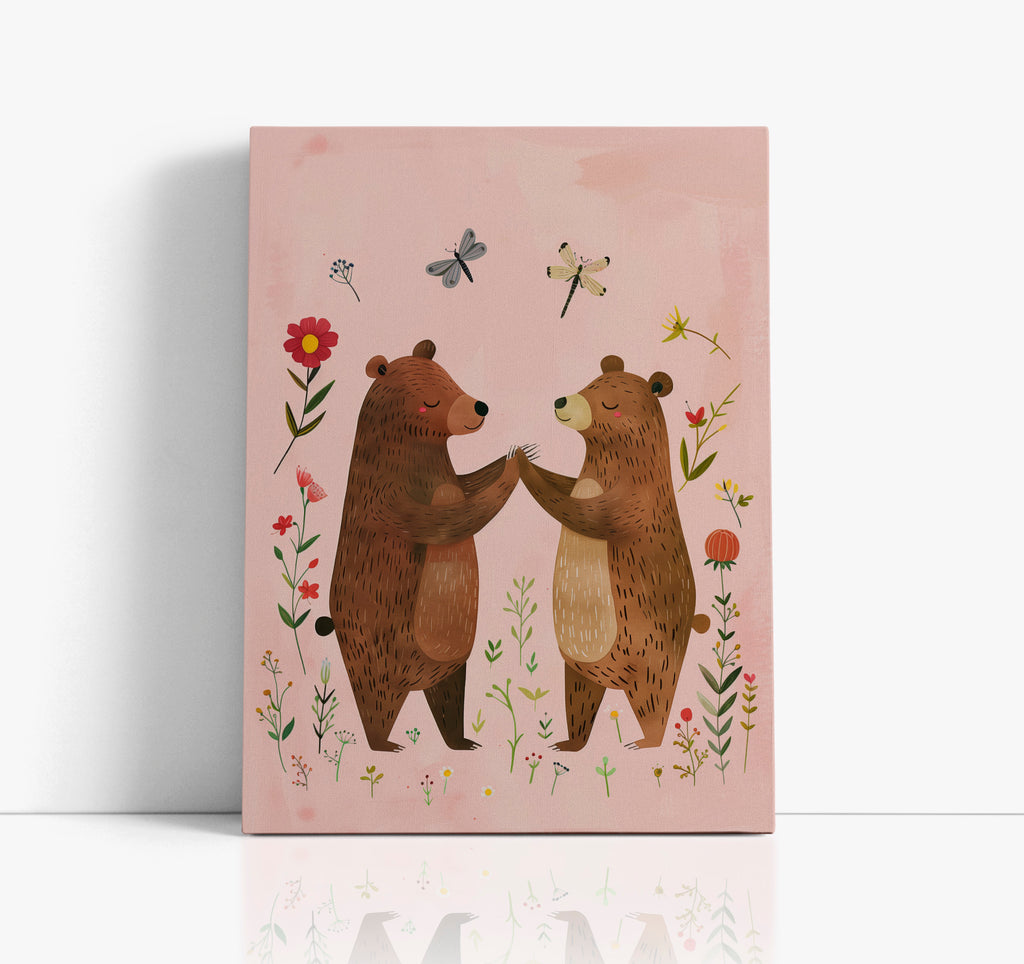 Bear Love Kids Wall Art Print - Artrise