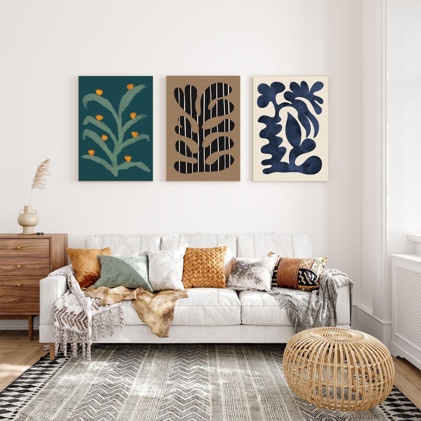 botanical modern wall art decor