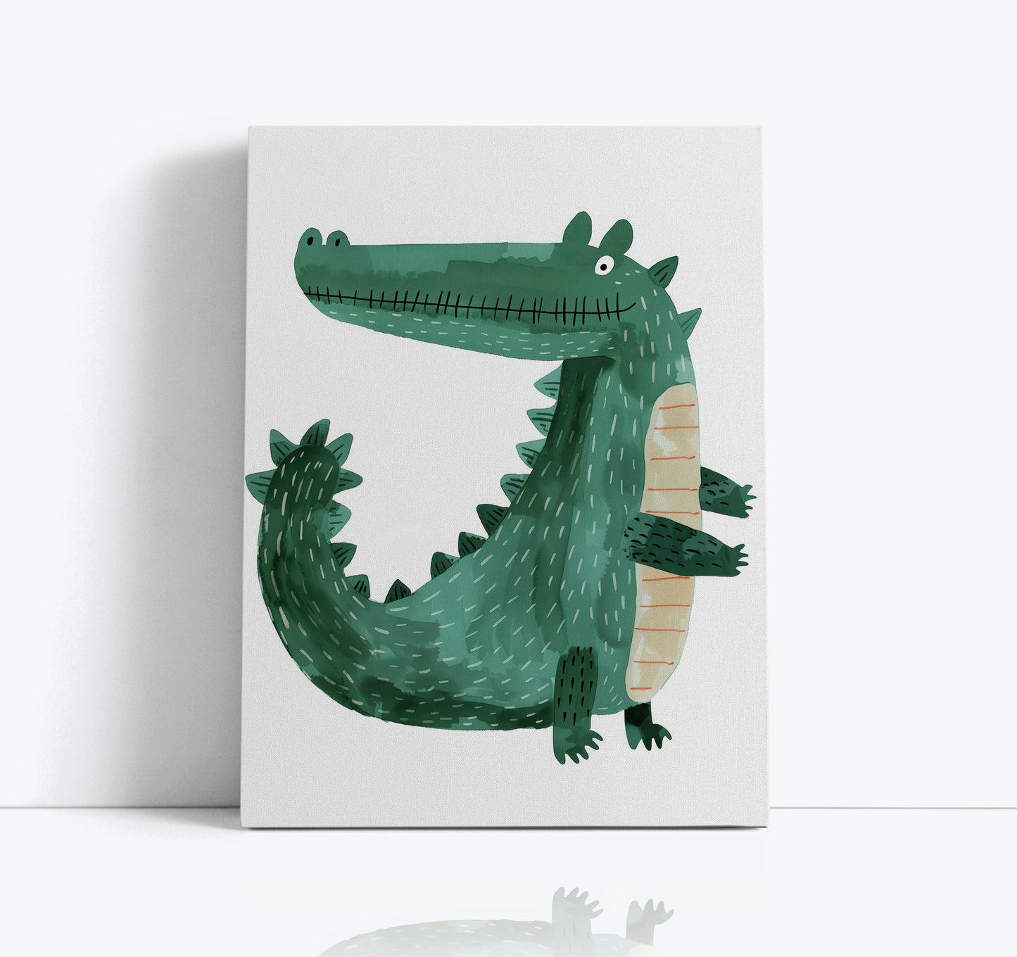 Crocodile Kids Wall Art Print - Artrise