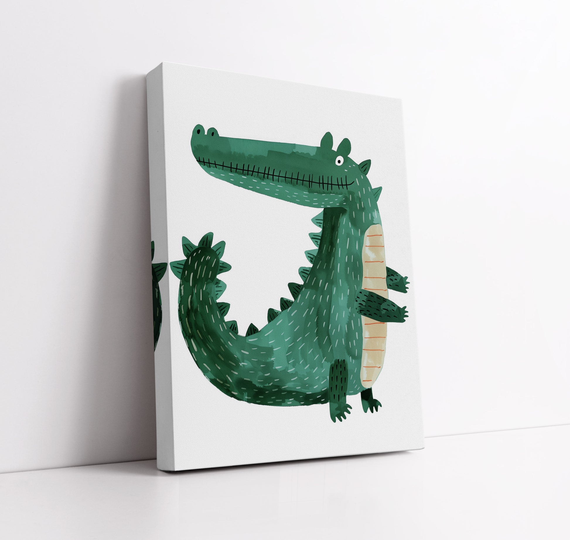 Crocodile Kids Wall Art Print - Artrise