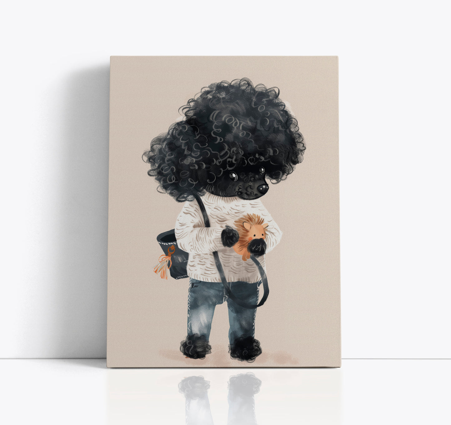 Poodle-Doo Kids Wall Art Print - Artrise