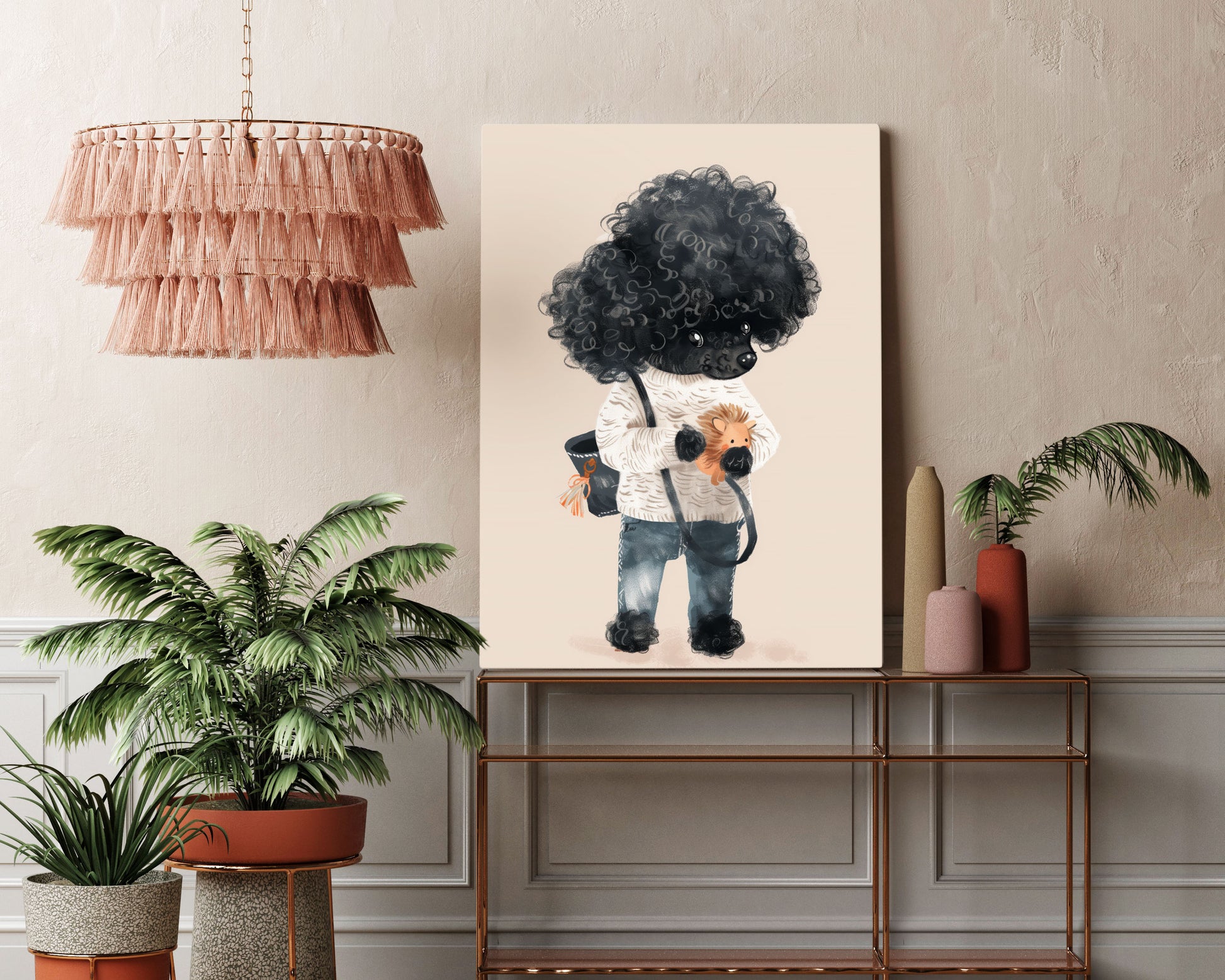 Poodle-Doo Kids Wall Art Print - Artrise