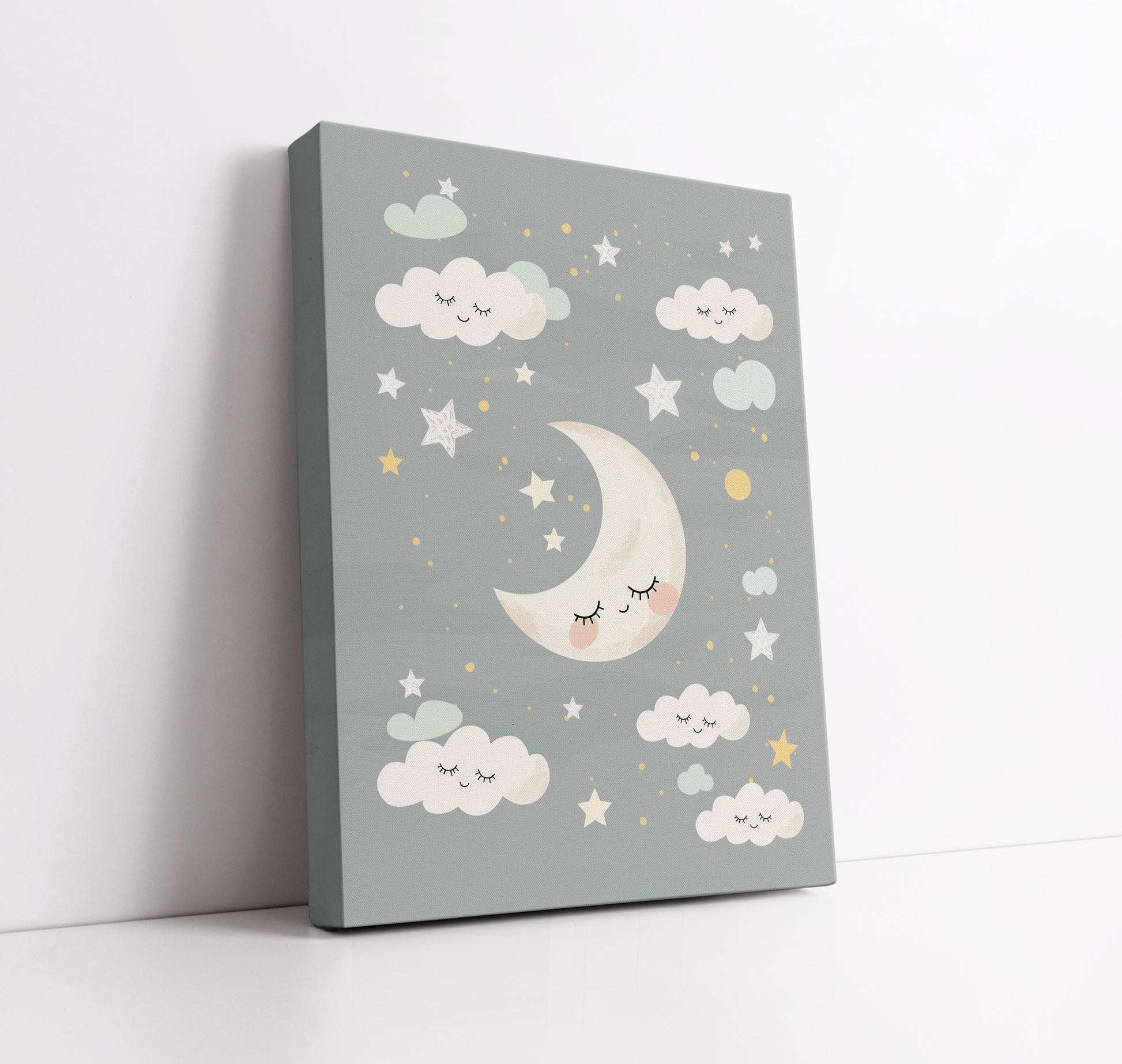 Starry Night Lullaby Kids Wall Art Print - Artrise