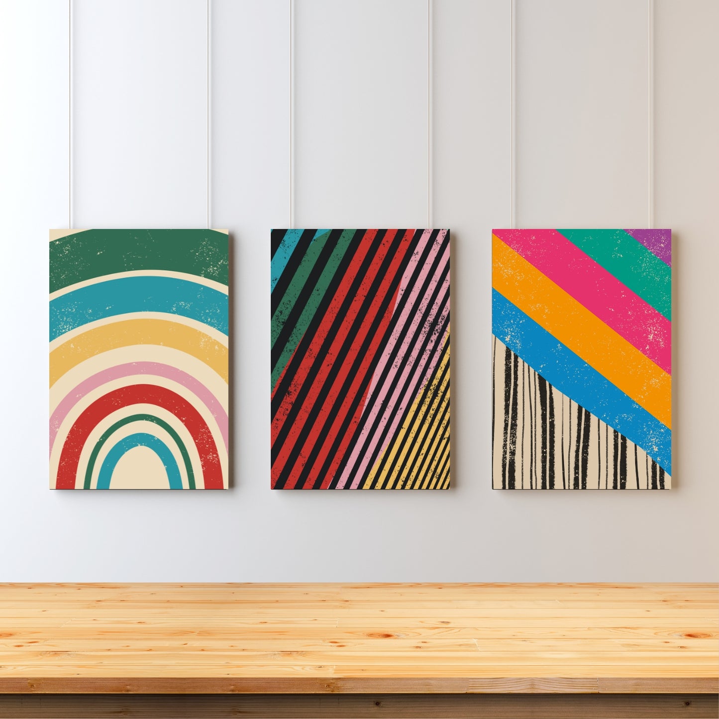 colorful abstract wall art