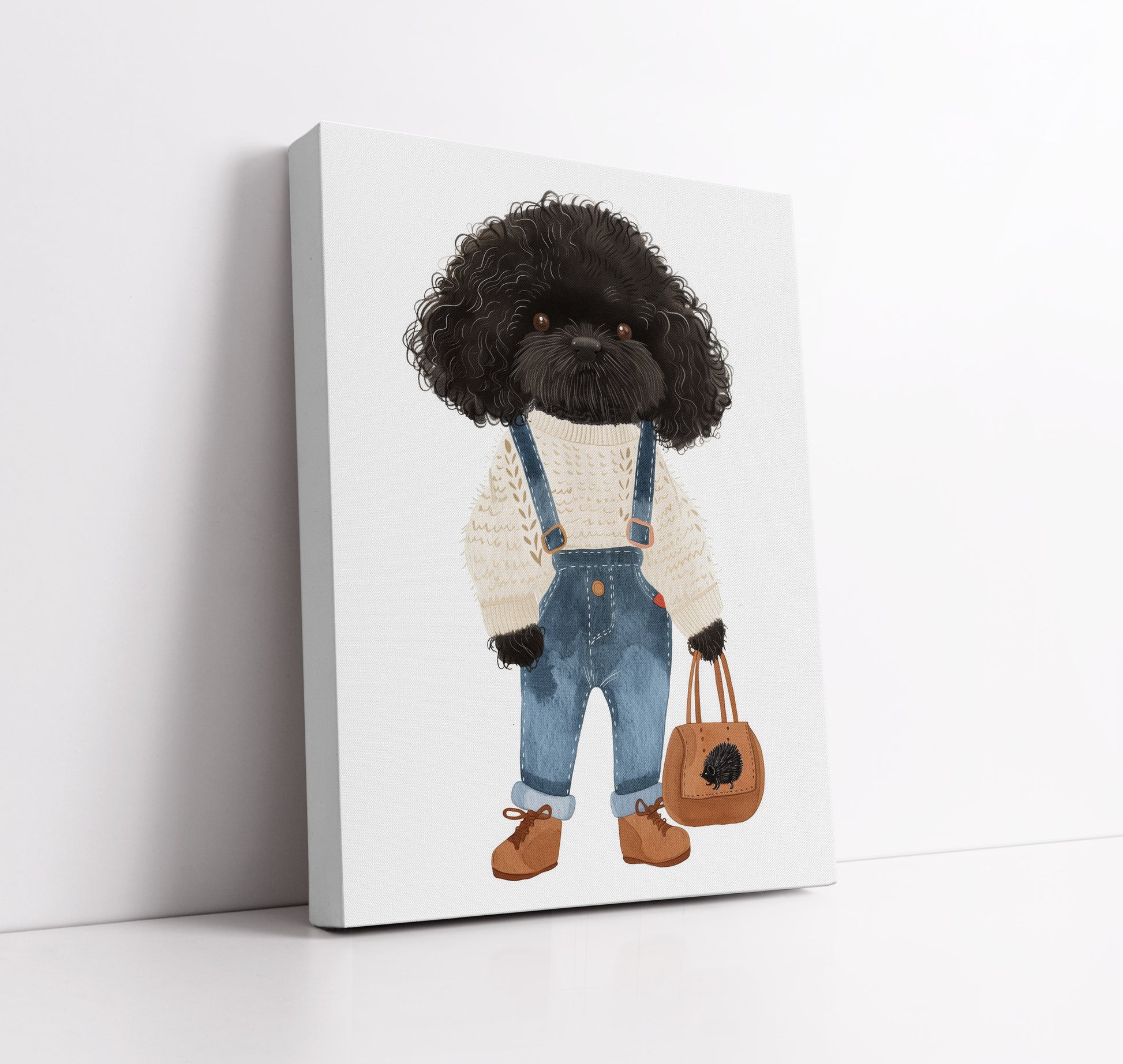 Trendy Pup Kids Wall Art Print - Artrise