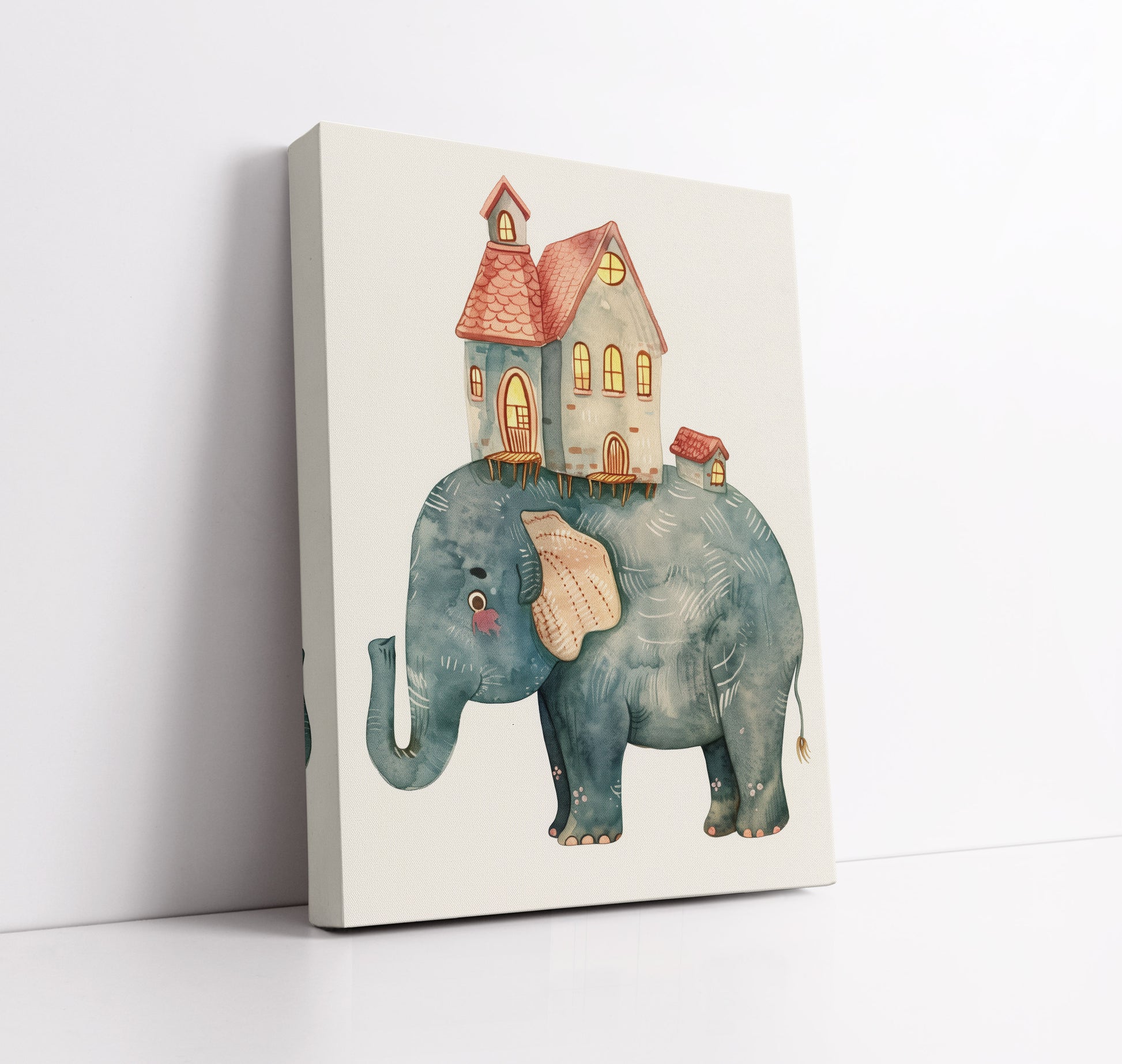 Elephant Kids Wall Art Print - Artrise