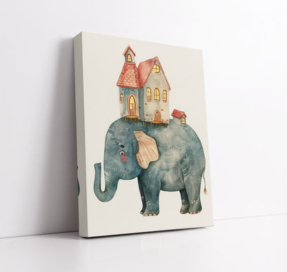 Elephant Kids Wall Art Print - Artrise