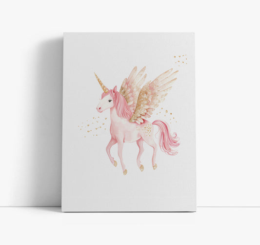 Unicorn Kids Wall Art Print - Artrise