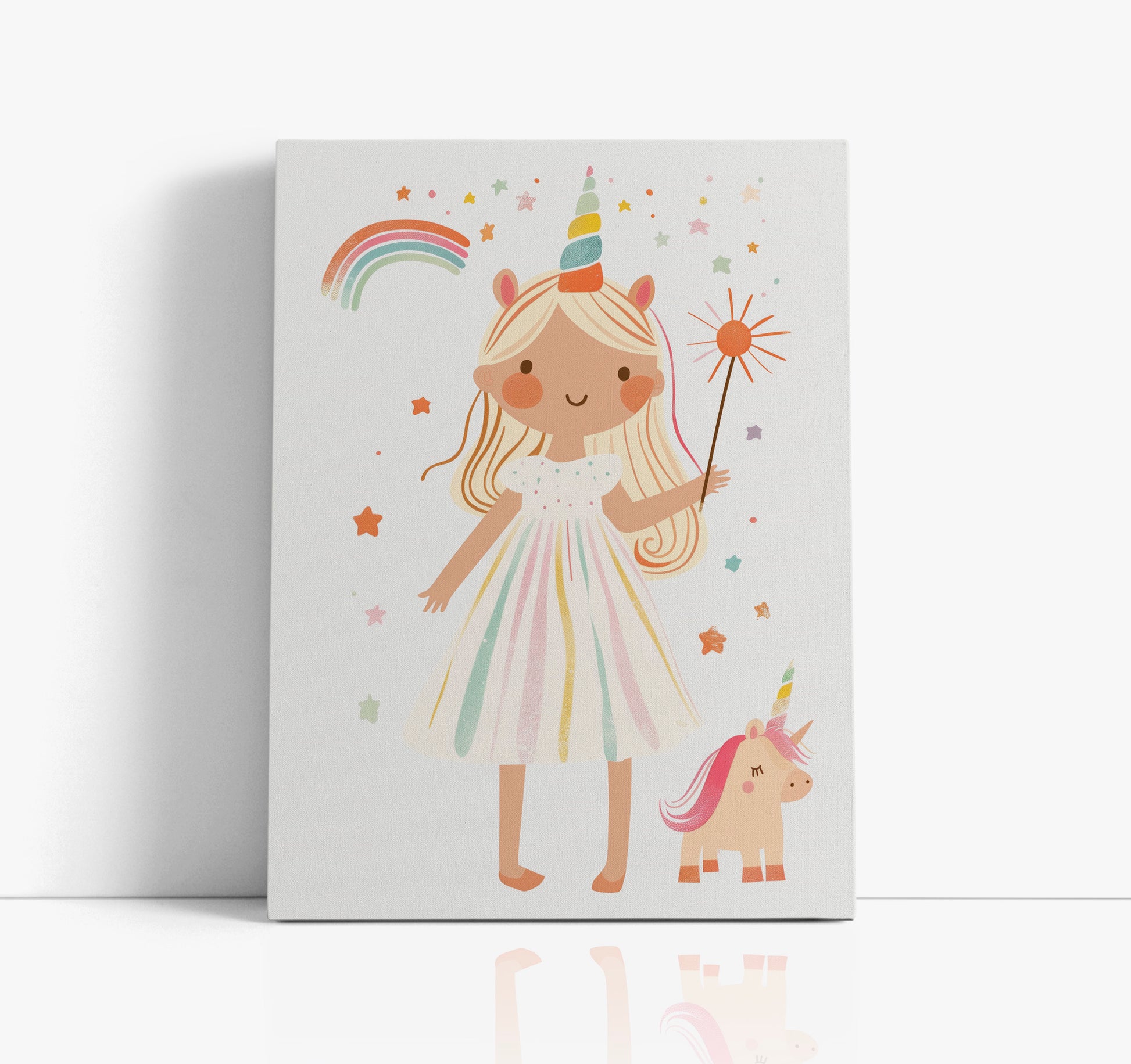 Fluttering Fairy Kids Wall Art Print - Artrise