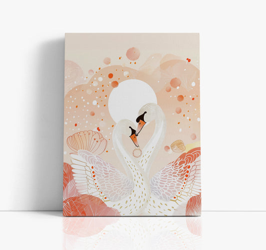 Swans Kids Wall Art Print - Artrise