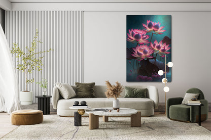 Lotuses Like Lamps // Wall Art Print - Artrise