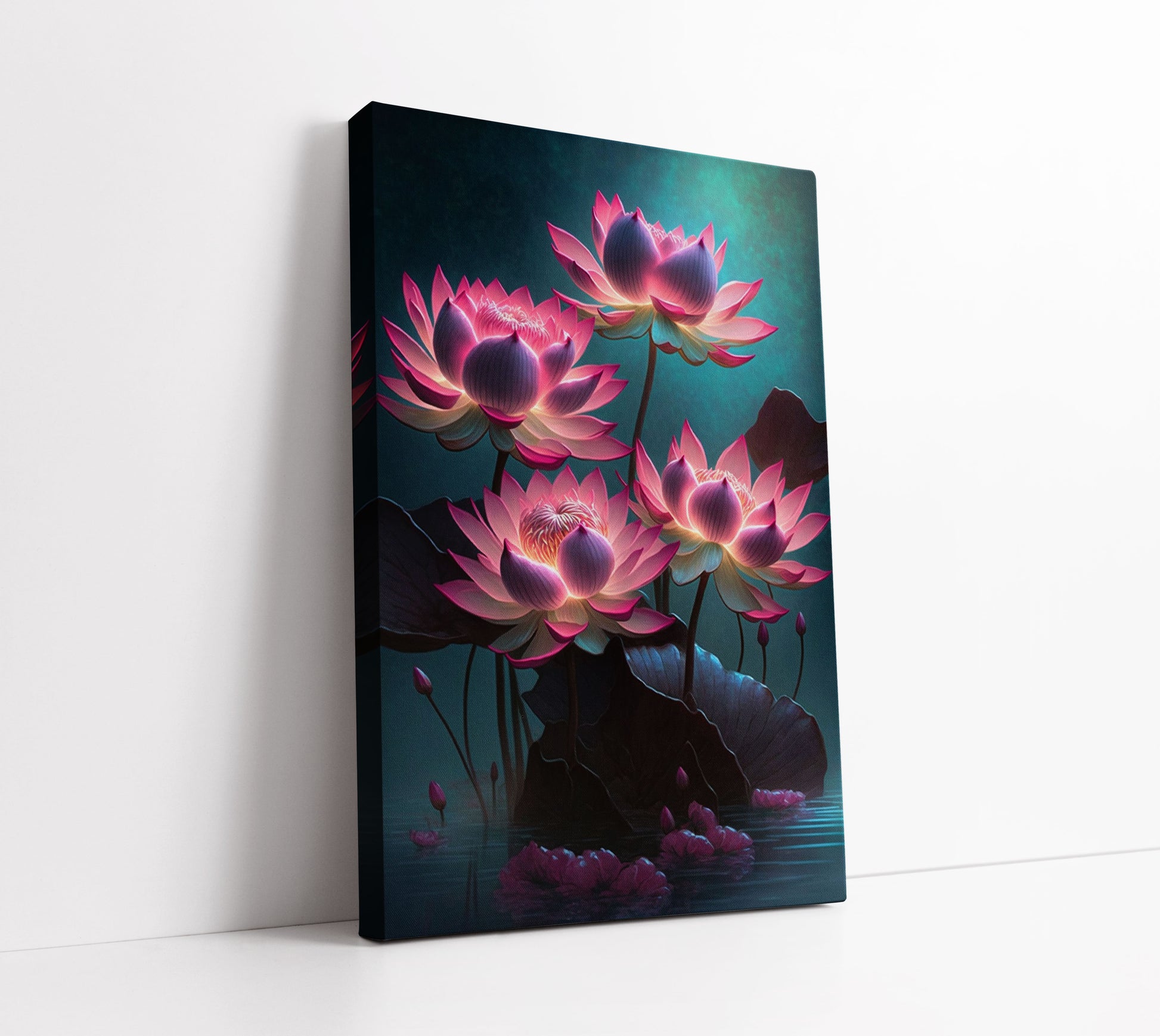 Lotuses Like Lamps // Wall Art Print - Artrise