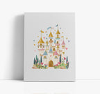Castle Dreams Kids Wall Art Print - Artrise