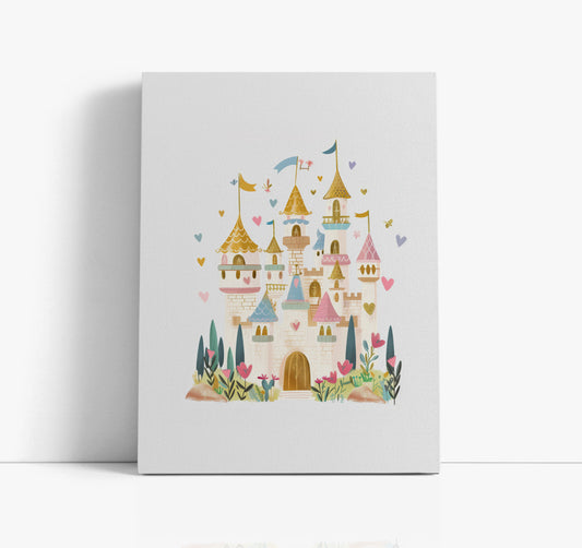 Castle Dreams Kids Wall Art Print - Artrise