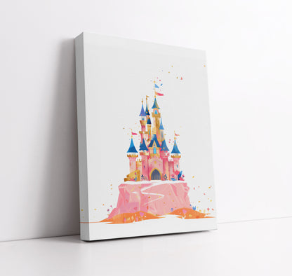 Princess Castle Kids Wall Art Print - Artrise