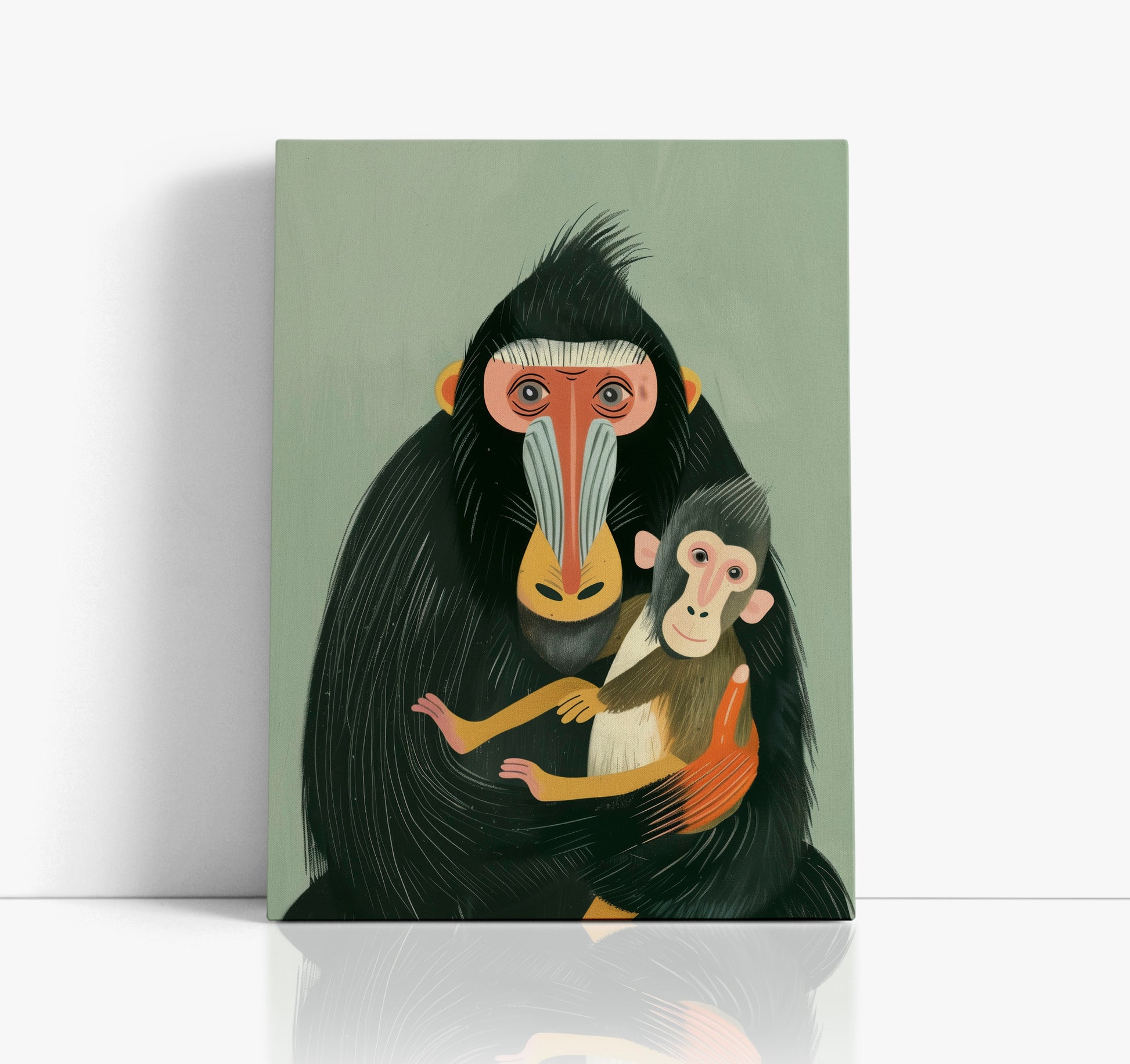 Cheeky Chimps Kids Wall Art Print - Artrise