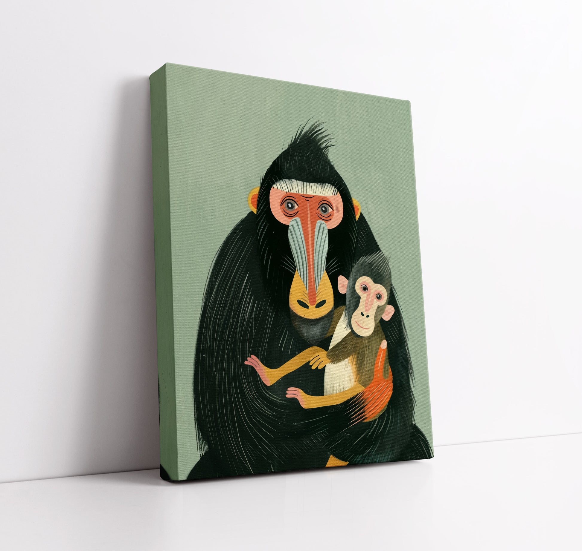 Cheeky Chimps Kids Wall Art Print - Artrise