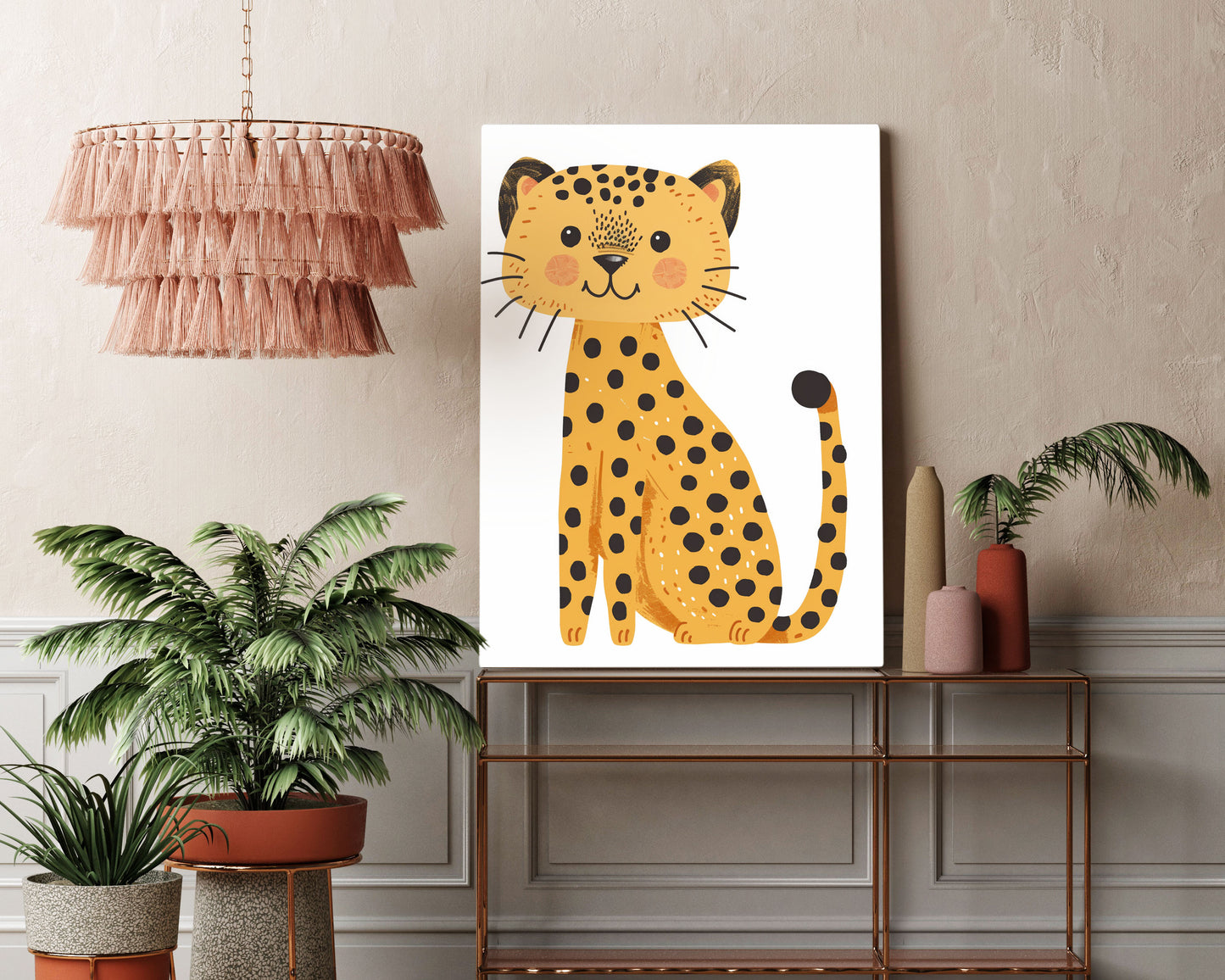 Baby Leopard Kids Wall Art Print - Artrise