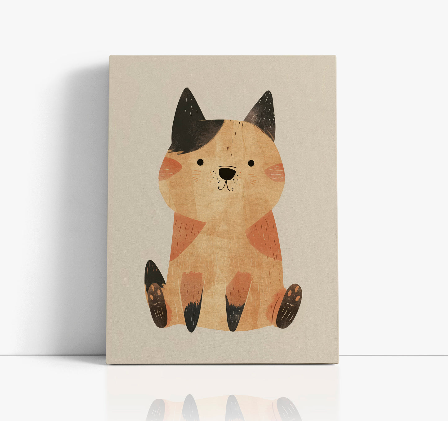 Soft Kitty Kids Wall Art Print - Artrise