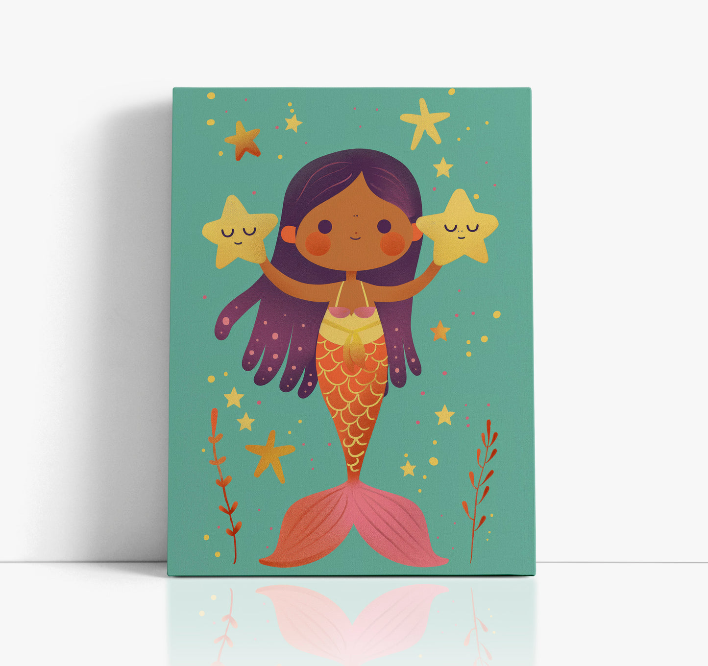 Mermaid Magic Kids Wall Art Print - Artrise