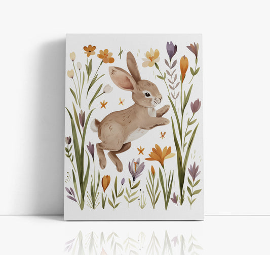 Baby Bunny Kids Wall Art Print - Artrise