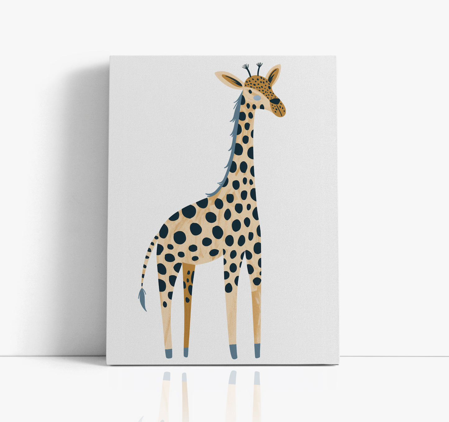 Giraffe Giggles Kids Wall Art Print - Artrise