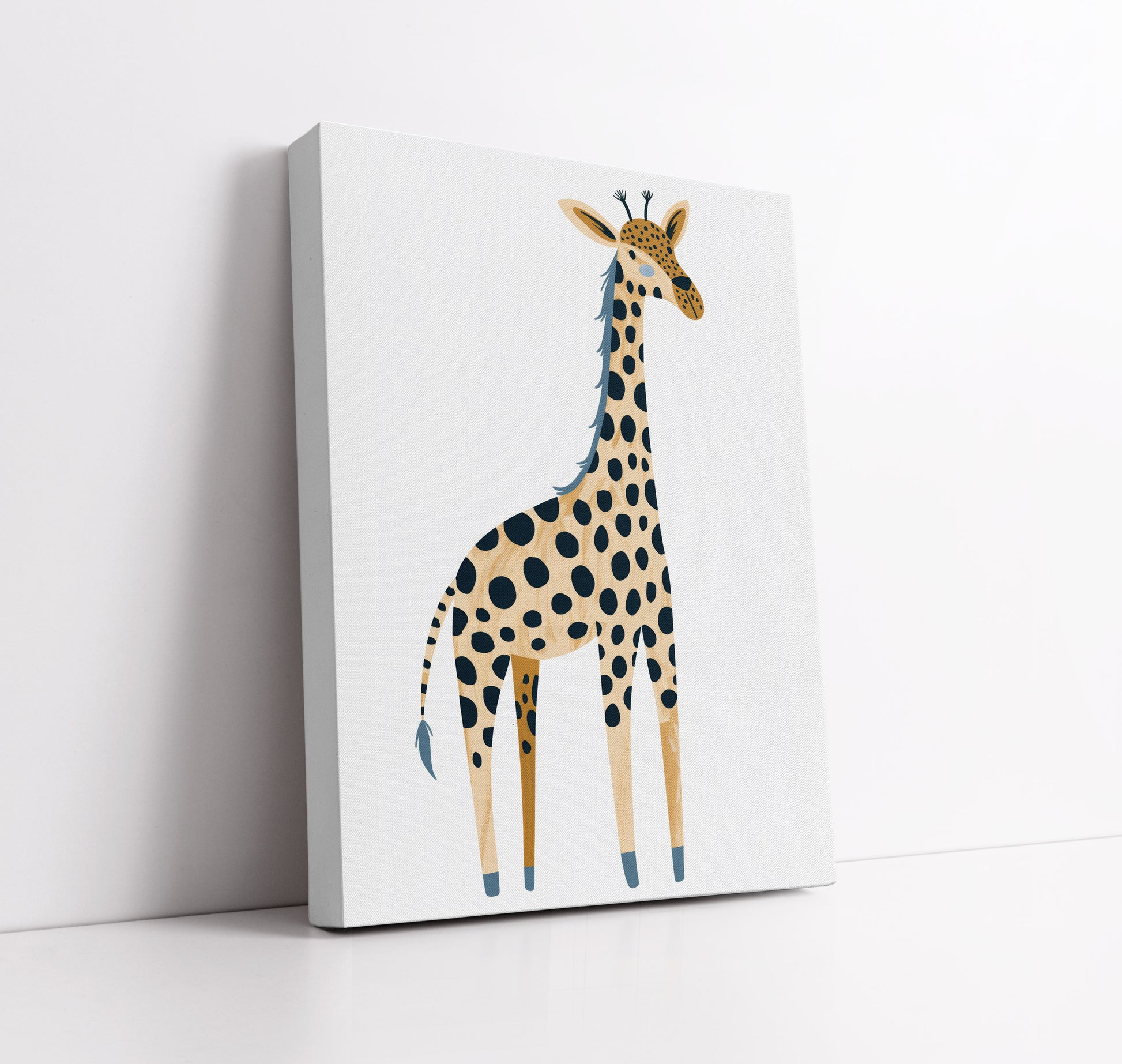 Giraffe Giggles Kids Wall Art Print - Artrise