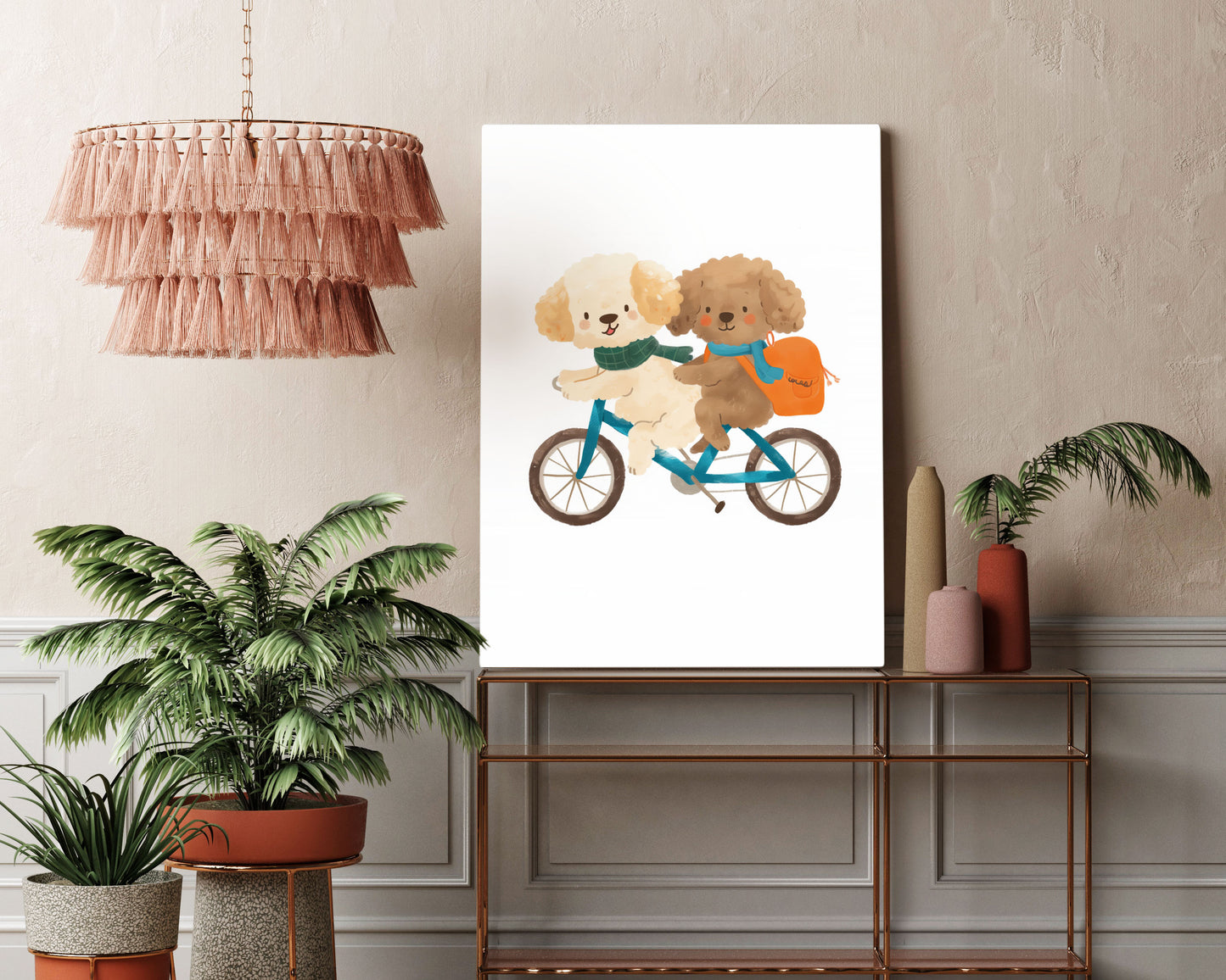 Pup Buddies Kids Wall Art Print - Artrise