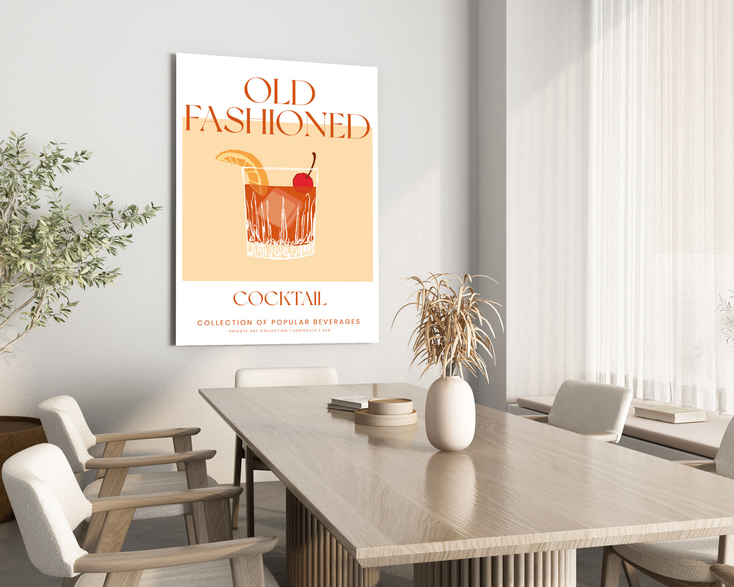 Old Fashioned Cocktail Art Print - Artrise