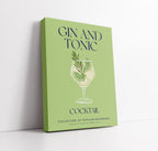 Gin & Tonic Cocktail Wall Art Print - Artrise
