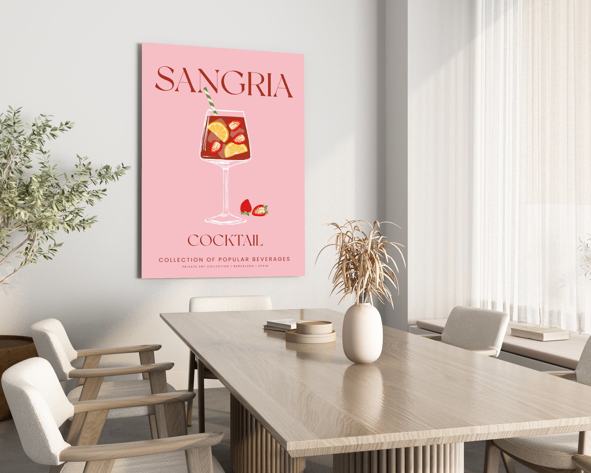 Sangria Cocktail Art Print - Artrise