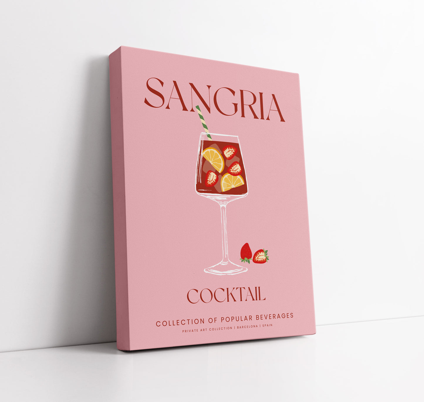 Sangria Cocktail Art Print - Artrise