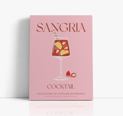 Sangria Cocktail Art Print - Artrise