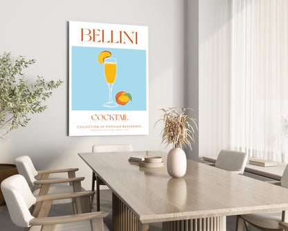 Bellini Cocktail Wall Art Print - Artrise