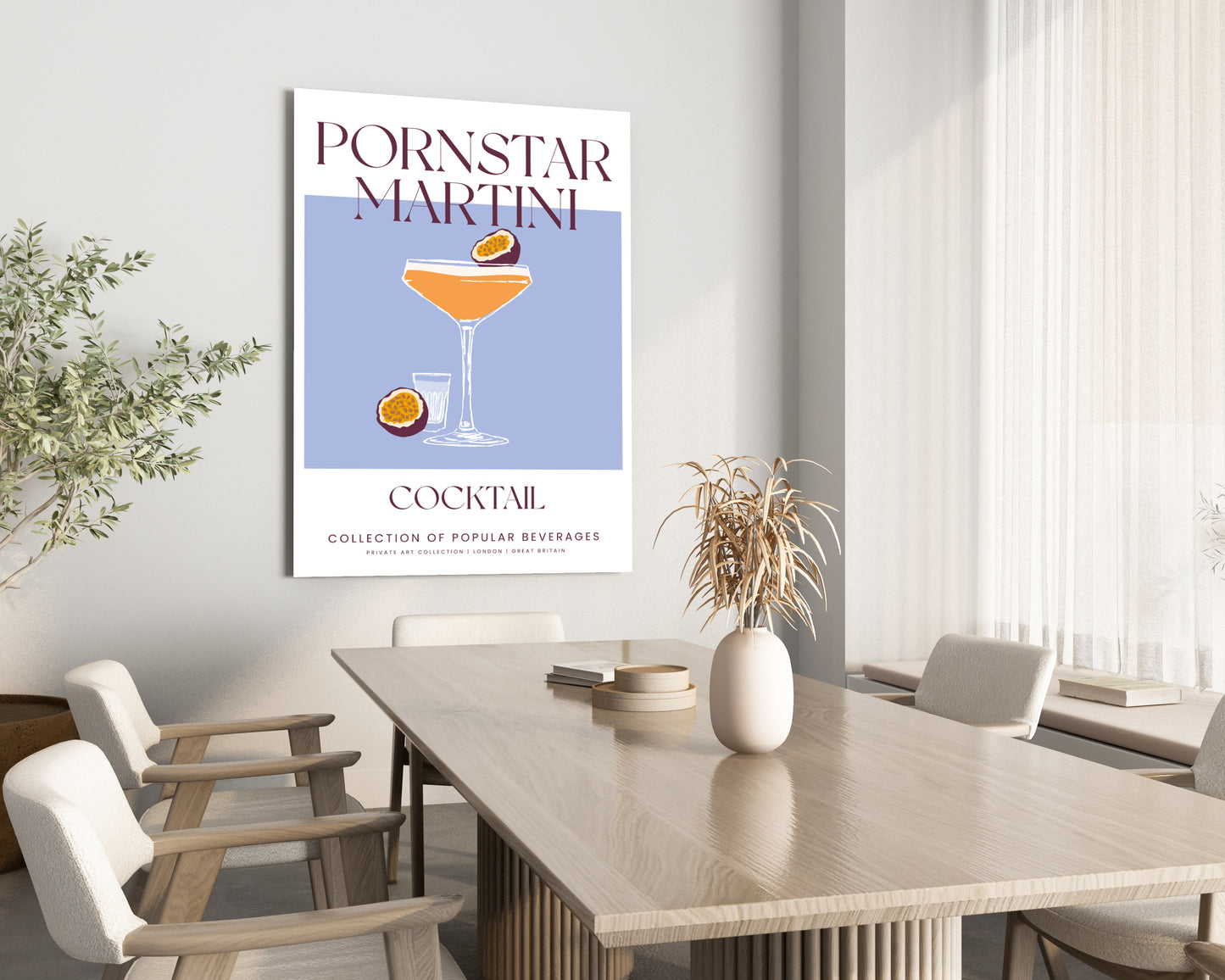 Porn Star Martini Cocktail Art Print - Artrise