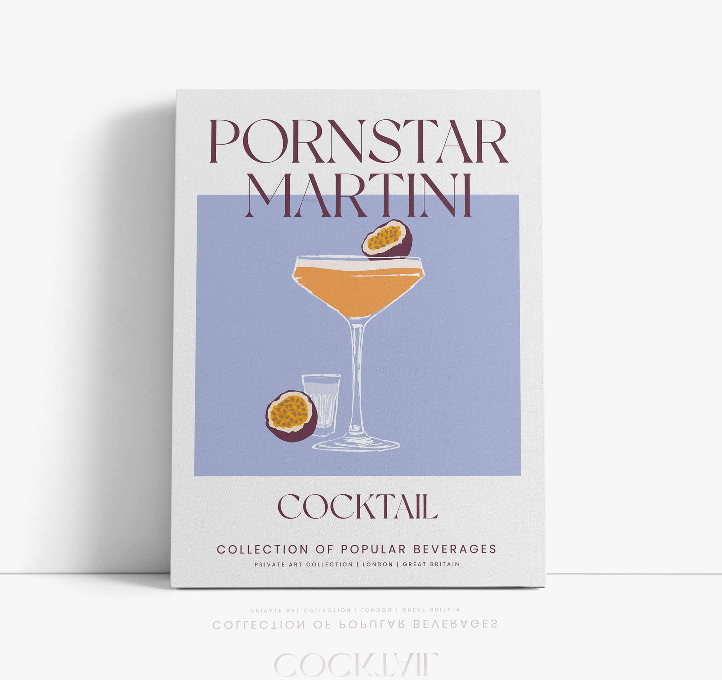 Porn Star Martini Cocktail Art Print - Artrise