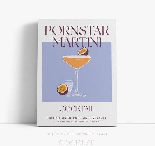 Porn Star Martini Cocktail Art Print - Artrise