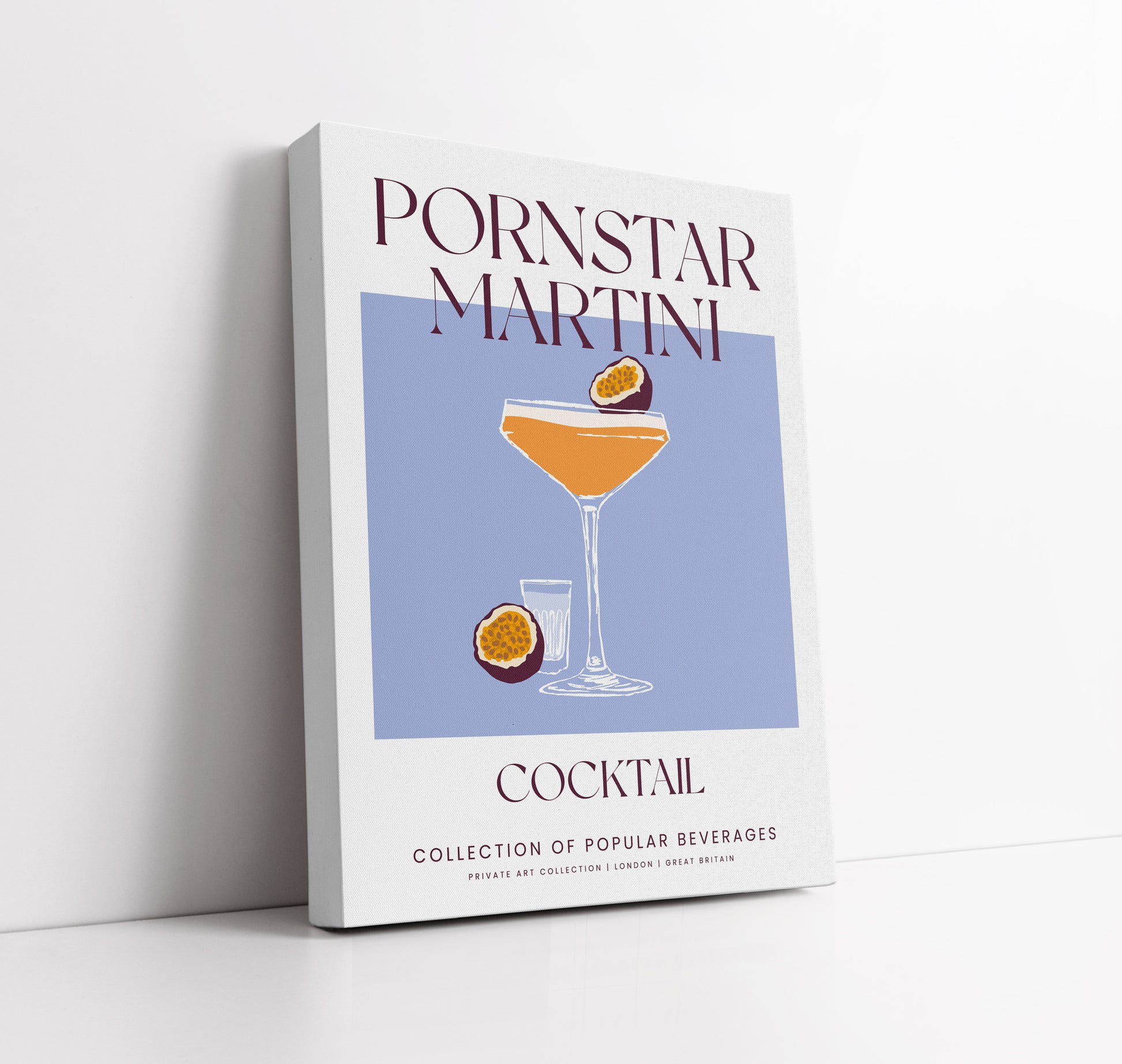 Porn Star Martini Cocktail Art Print - Artrise